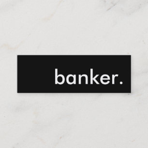 bankier. mini visitekaartje