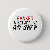 bankier ronde button 5,7 cm (Voorkant)