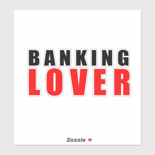 bankier sticker (Vel)