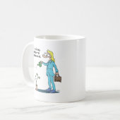 Bankier Vrouw Koffiemok (Voorkant links)