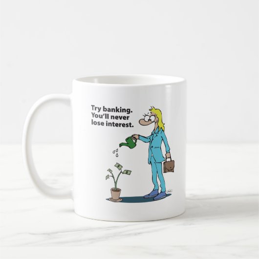 Bankier Vrouw Koffiemok (Links)