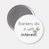 Bankiers doen het! magneet (Voorkant / Achterkant)