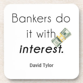 Bankiers doen het! onderzetter