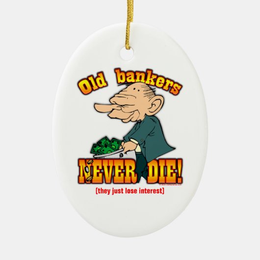 Bankiers Keramisch Ornament (Voorkant)