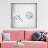 Bankkluis Canvas Afdruk (Insitu (Woonkamer))