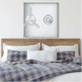 Bankkluis Canvas Afdruk (Insitu (Slaapkamer))
