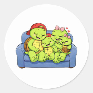 Bankknuffel Ronde Sticker