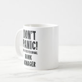 Bankmanager Funny Coffee Mok Gift (Voorkant links)