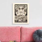 Bankovervaller Canvas Print (Insitu (Woonkamer))