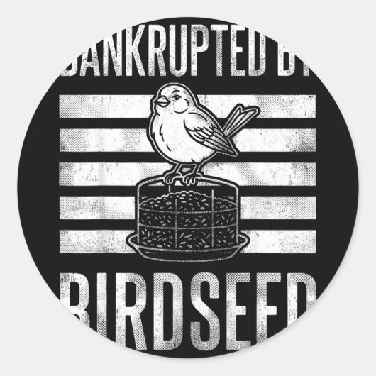 Bankroet Ronde Sticker (Voorkant)