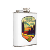 Banks-Vernonia Trail Oregon Kleuren Heupfles (Rechts)