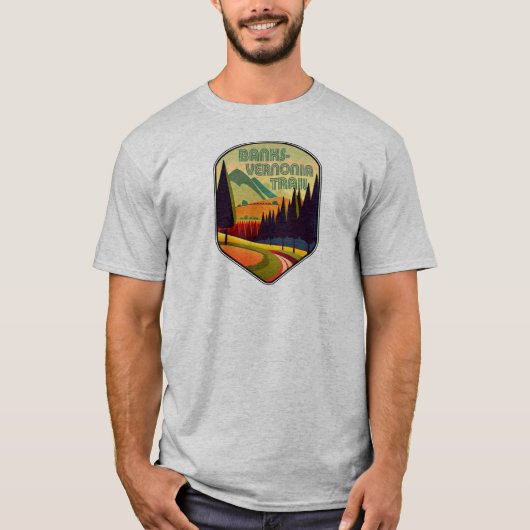 Banks-Vernonia Trail Oregon Kleuren T-shirt (Voorkant)