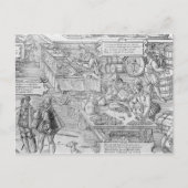 Bankscène Briefkaart (Voorkant)