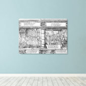 Bankscène Canvas Afdruk (Insitu (Houten vloer))