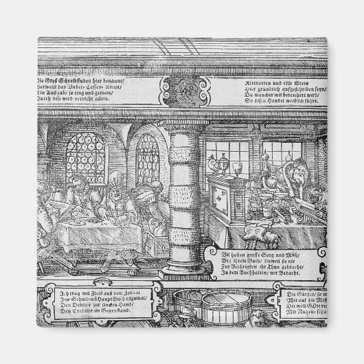 Bankscène Magneet (Voorkant)