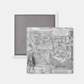 Bankscène Magneet (Voorkant / Achterkant)