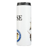 bankschroef marine thermosbeker (Achterkant)