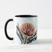 Banksia Bloem Libelle Kunst Mok (Links)