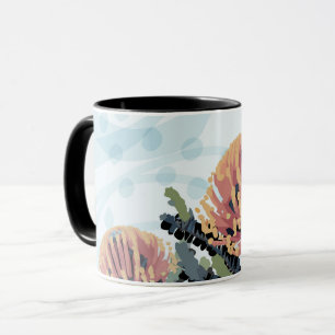 Banksia Bloem Libelle Kunst Mok