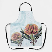 Banksia Bloem Libelle Kunst Schort (Voorkant)