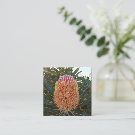 Banksia flower Enclosure Kaart (Staand voorkant)