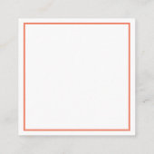 Banksia flower Enclosure Kaart (Achterkant)