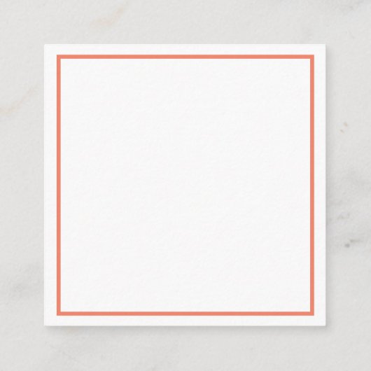 Banksia flower Enclosure Kaart (Achterkant)