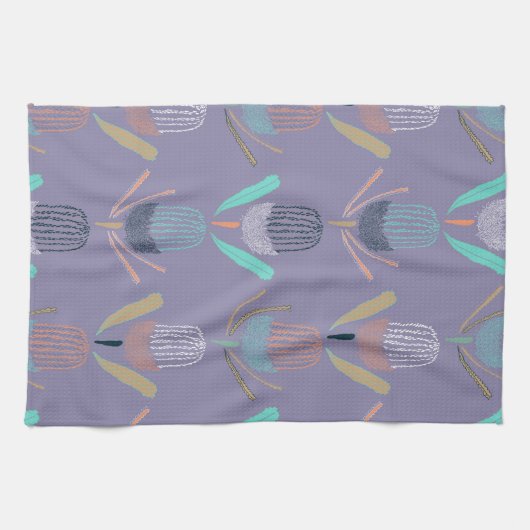 Banksia Lilac Theedoek (Horizontaal)