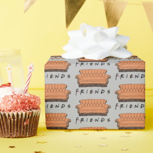 Bankstel van FRIENDS™ Cadeaupapier (Verjaardagsfeest)