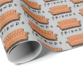 Bankstel van FRIENDS™ Cadeaupapier (Rol Hoek)