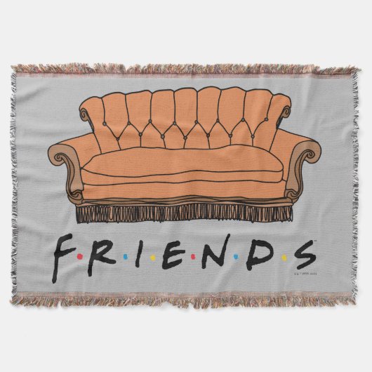 Bankstel van FRIENDS™ Deken (Voorkant)