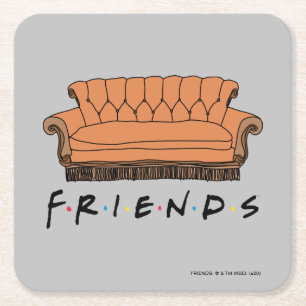 Bankstel van FRIENDS™ Kartonnen Onderzetters