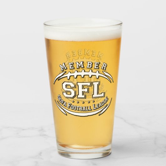 Bankstel Voetbal Liga Glas (Voorkant gevuld)