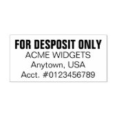 Bankstorting Zelfinktende Stempel (Design)