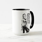 Banksy Als je grootheid zwart wilt bereiken Mok (Voorkant rechts)