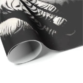 Banksy DJ Monkey Gorilla Chimp Art Print Cadeaupapier (Rol Hoek)