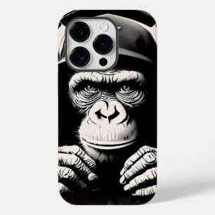 Banksy DJ Monkey Gorilla Chimp Art Print Case-Mate iPhone 14 Pro Hoesje