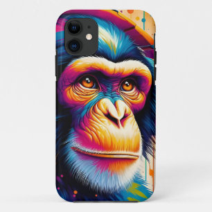 Banksy DJ Monkey Gorilla Chimp Art Print Case-Mate iPhone Case