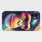 Banksy DJ Monkey Gorilla Chimp Art Print Case-Mate iPhone Case (Achterkant (horizontaal))