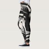 Banksy DJ Monkey Gorilla Chimp Art Print Leggings (Links)