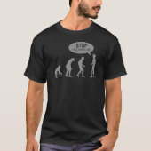 Banksy Funny Human Evolution Indie T-shirt (Voorkant)