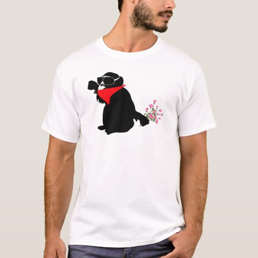 banksy monkey t-shirt (Voorkant)