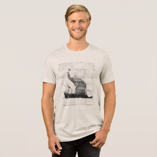 Banksy - schoongepoetste rechter slaat demonstrant Tri-Blend shirt