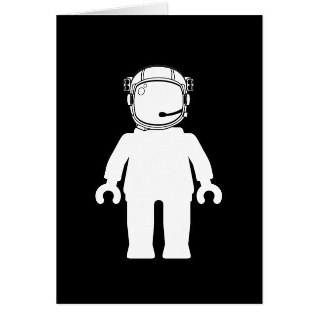Banksy Style Astronaut Minifig (Voorkant)