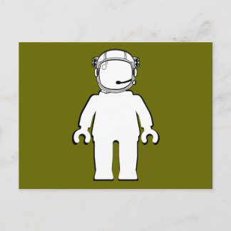 Banksy Style Astronaut Minifig Briefkaart