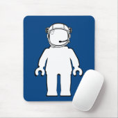 Banksy Style Astronaut Minifig Muismat (Met muis)