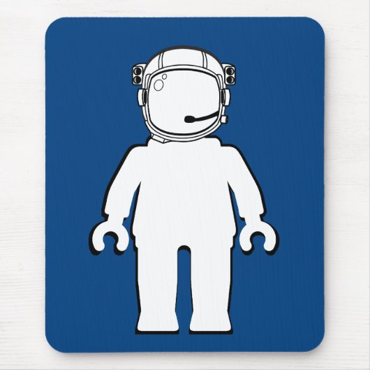 Banksy Style Astronaut Minifig Muismat (Voorkant)