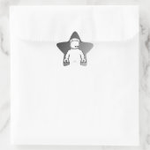 Banksy Style Astronaut Minifig Ster Sticker (Tas)
