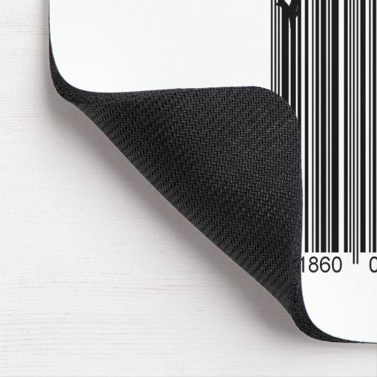 Banksy Style Barcode Trees illustratie Muismat (Hoek)