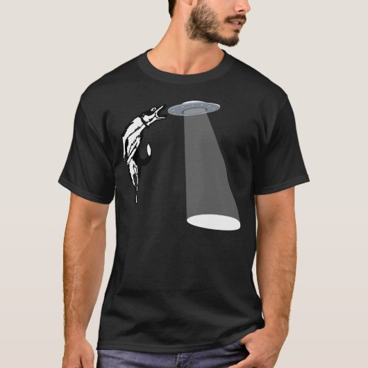 Banksy Style Dog Catching Frisbee (vliegende schot T-shirt (Voorkant)